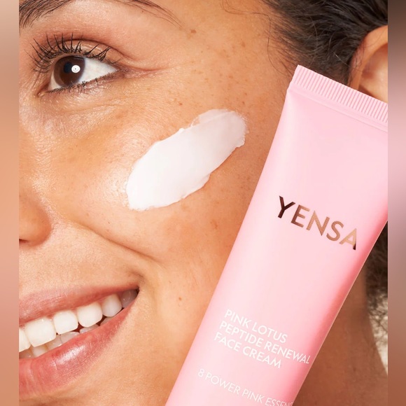 *NIB* YENSA Pink Lotus Peptide Renewal Face Cream, 1.7 fl oz - Picture 2 of 11
